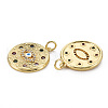 Brass Micro Pave Cubic Zirconia Pendants KK-Q252-081-NF-2