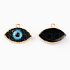 Druzy Resin Pendants RESI-R428-002B-2