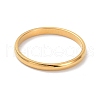 2mm Polished Plain Dome Finger Ring for Girl Women RJEW-C012-05G-G-2