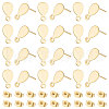 DICOSMETIC 60Pcs 304 Stainless Steel Stud Earring Findings STAS-DC0009-97-1