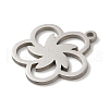 Non-Tarnish 201 Stainless Steel Pendants STAS-E206-05P-05-2