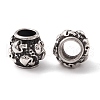 304 Stainless Steel European Beads STAS-M298-25AS-3