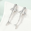 Brass Stud Earrings EJEW-C134-03P-1