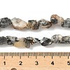 Raw Rough Natural African Black Opal Beads Strands G-M453-C05-5
