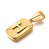 304 Stainless Steel Pendants STAS-S161-01H-G-2