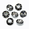 Pointed Back Glass Rhinestone Cabochons RGLA-T029-10mm-07-1