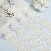 Gorgecraft 4.7~5Yards Cotton Shell Shaped Flower Lace Ribbon OCOR-GF0003-95C-6