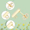 Unicraftale 304 Stainless Steel Stud Earring Findings STAS-UN0019-62G-4