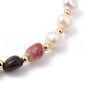 Natural Cultured Freshwater Pearl Beaded Bracelets BJEW-JB05491-5