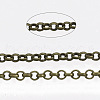 Soldered Brass Coated Iron Rolo Chains CH-S125-08A-AB-1