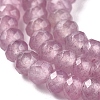 Dyed Natural Malaysia Jade Rondelle Beads Strands G-E316-2x4mm-46-6