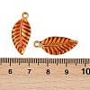 304 Stainless Steel Enamel Pendants STAS-Z140-01G-02-3