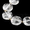 Natural Quartz Crystal Beads Strands G-C116-A161-03-4