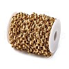 304 Stainless Steel Textured Rolo Chains STAS-P386-08G-3