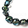 Handmade Dichroic Foil Glass Beads Strands DICH-U001-11A-3