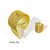 Alloy Chain Tassel Bangles & Cuff Ring Sets FS-WG89C4D-01-5