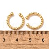 Brass Cuff Earrings X-EJEW-L244-02G-2