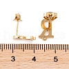 Ion Plating(IP) 304 Stainless Steel Stud Earrings FIND-Q103-01R-G-3