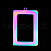 201 Stainless Steel Pendants STAS-N090-LA660-1