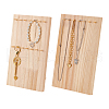  2 Styles Wood Necklace Display Stands NDIS-NB0001-08-1