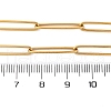 304 Stainless Steel Paperclip Chain Necklaces NJEW-Q013-02G-3