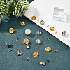 SUNNYCLUE 120Set 2 Colors Iron Lapel Pin Backs IFIN-SC0001-41-5