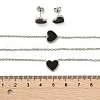 304 Stainless Steel Jewelry Sets SJEW-H129-22P-2