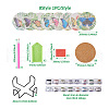 5D DIY Diamond Painting Cup Mat Kits DIY-TAC0021-09A-3