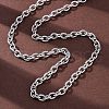 201 Stainless Steel Cable Chain Necklaces NJEW-Q013-12B-P-1