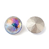Glass Rhinestone Cabochons RGLA-L029-10B-BBLA-2