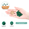 ARRICRAFT Synthetic Malachite Beads Strands G-AR0002-65-2