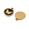 Ion Plating(IP) 316 Surgical Stainless Steel Pendants STAS-U014-53G-02-2