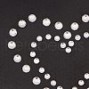 Fingerinspire Glitter Hotfix Rhinestone(Hot Melt Adhesive On The Back) DIY-FG0001-45-4