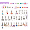 DIY DIY European Jewelry Making Finding Kit DIY-TA0003-85-3