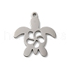 Non-Tarnish 201 Stainless Steel Pendants STAS-E206-04P-05-1
