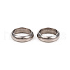 Non-Tarnish 201 Stainless Steel Spacer Beads STAS-L238-16E-P-2