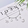 Tarnish Resistant 200Pcs 10 Style 304 Stainless Steel Charms STAS-LS0001-33P-6
