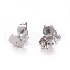 304 Stainless Steel Stud Earrings X-EJEW-F227-19P-2