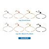Rack Plating Eco-Friendly Brass Chain Bracelet Making KK-TA0007-84-RS-11