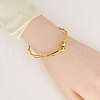 304 Stainless Steel Open Cuff Bangles XA5758-2-3