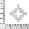 304 Stainless Steel Pendants STAS-S174-24P-3