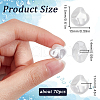 SUNNYCLUE 1 Strand ABS Plastic Imitation Pearl Beads Strands KY-SC0002-06-2