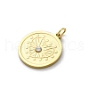 304 Stainless Steel Crystal Rhinestone Pendants STAS-E550-16G-2