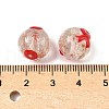 Luminous Handmade Gold Sand Glass Beads LAMP-U004-01-5
