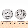 Non-Tarnish 201 Stainless Steel Pendants STAS-T064-38P-3-3