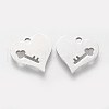 Non-Tarnish 201 Stainless Steel Charms STAS-S105-T140-2