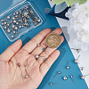 Unicraftale 40Pcs 4 Size 304 Stainless Steel Stud Earring Findings STAS-UN0044-43-4
