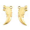 Ion Plating(IP) 201 Stainless Steel Pendants STAS-N098-259LG-1
