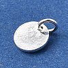 S925 Sterling Silver Blank Charms STER-Q006-06A-S-2
