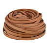 DICOSMETIC 10Pcs Flat PU Leather Cord WL-DC0001-02D-1